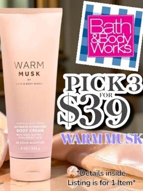Bath & Body Works Warm Musk Body Cream